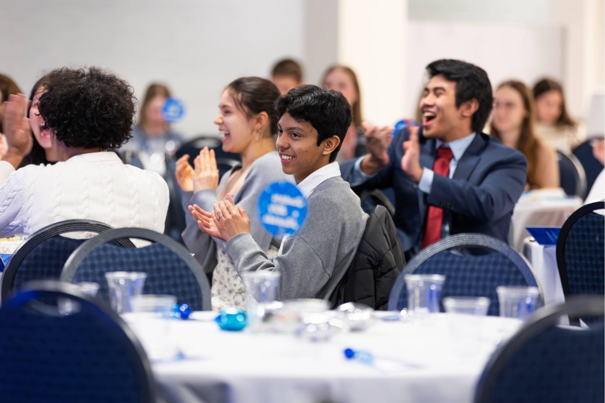 Students enjoying the event